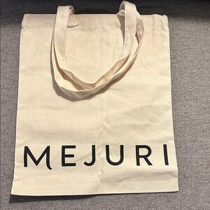 Mejuri Beige Canvas Tote